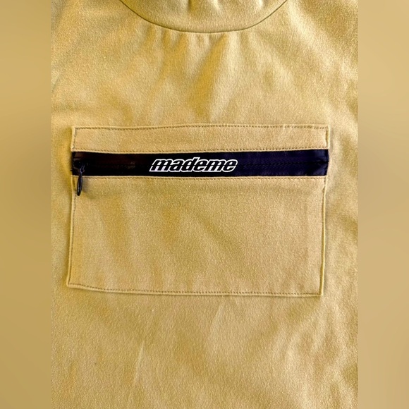 Mademe Lime Green Pocket Front Tank Size M - Picture 6 of 7